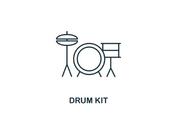Drum Kit Icon from Music Collection: A Practical Guide for Designers and Creators