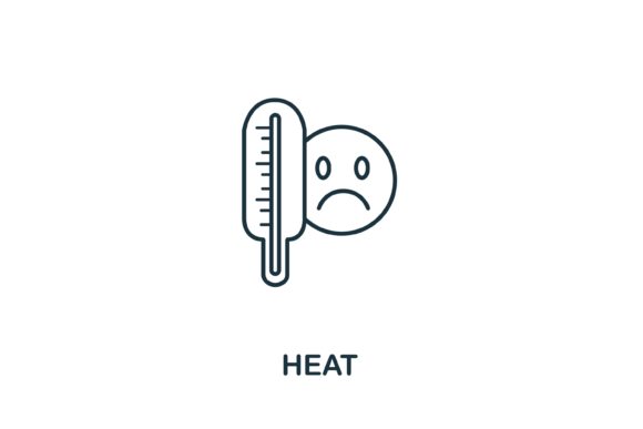 Heat Icon from Winter Collection: A Versatile Design Element for Modern Projects