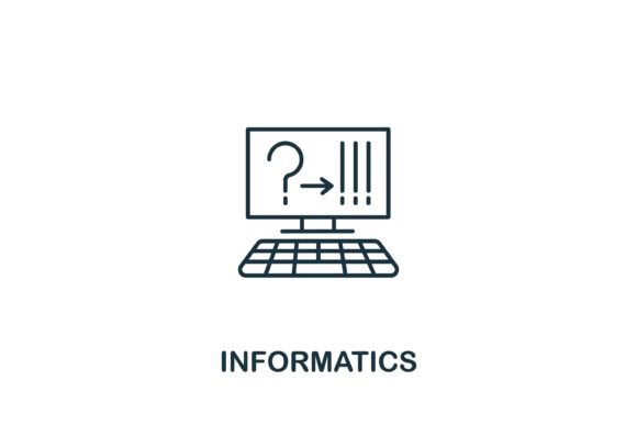 Informatics Icon for Modern Design Projects
