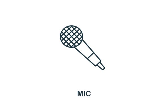 Mic Icon from Party Collection