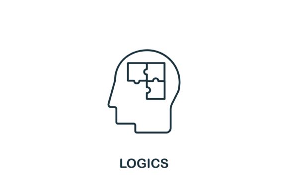Strategic Use of Logics Icon from Science Collection in Modern Design and Communication