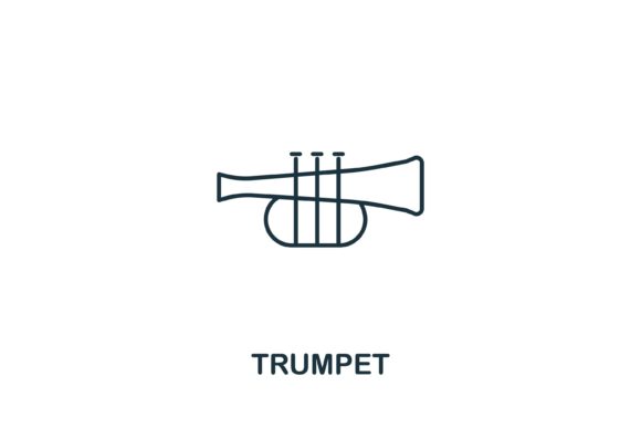 Trumpet Icon from Music Collection